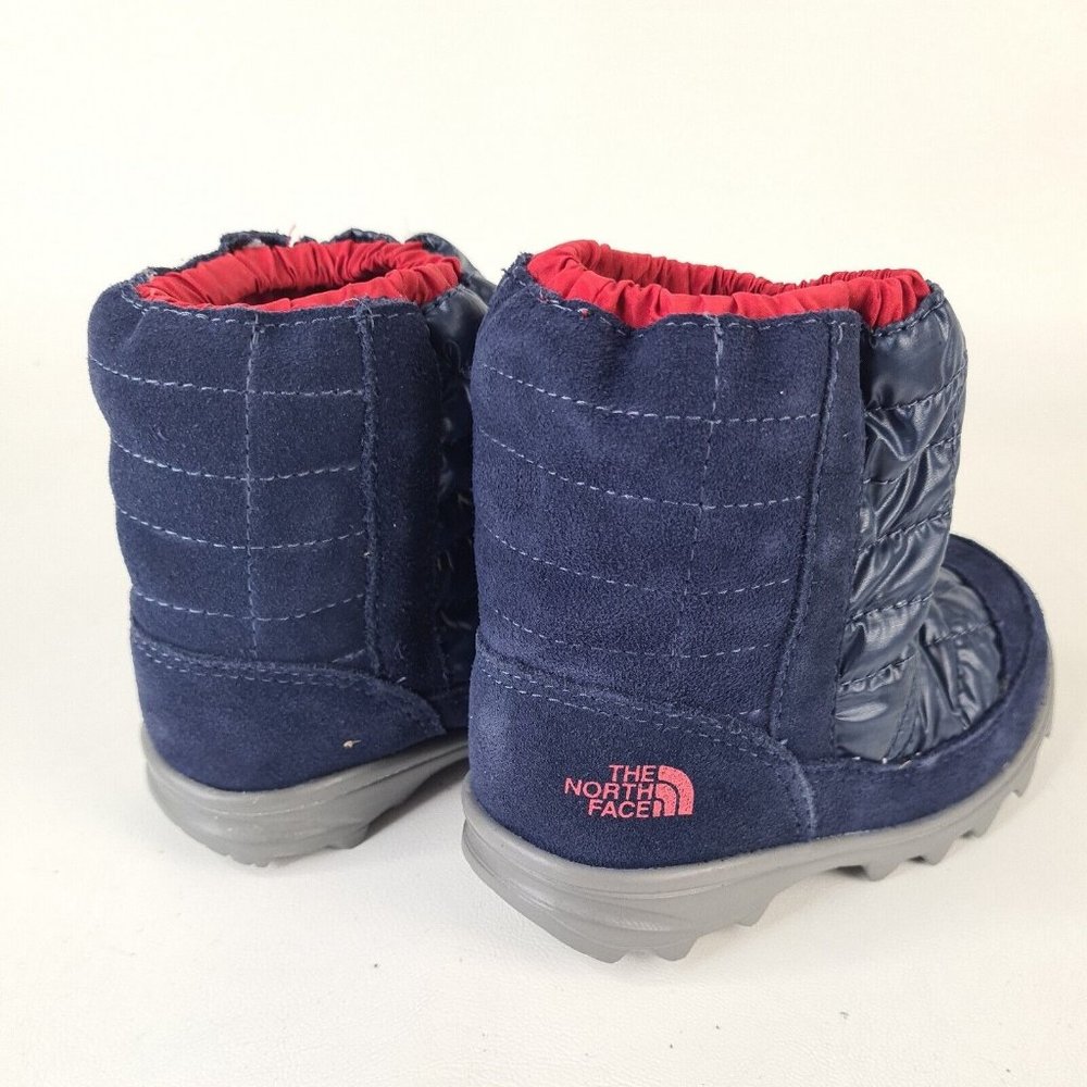 The North Face Boy Toddler Winter Camp Boots 200g Insulated Blue - Picture 8 of 12